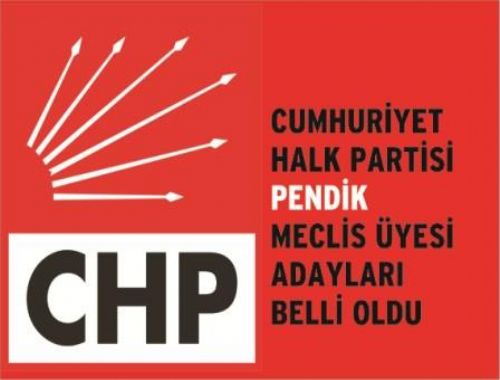 Cumhuriyet Halk Partisi Pendikl Belediye Meclis Üyesi Adayları belli oldu